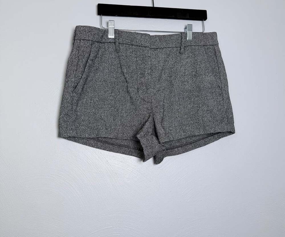 American Eagle Outfitters Gray Tweed Shorts Size 12 Regular